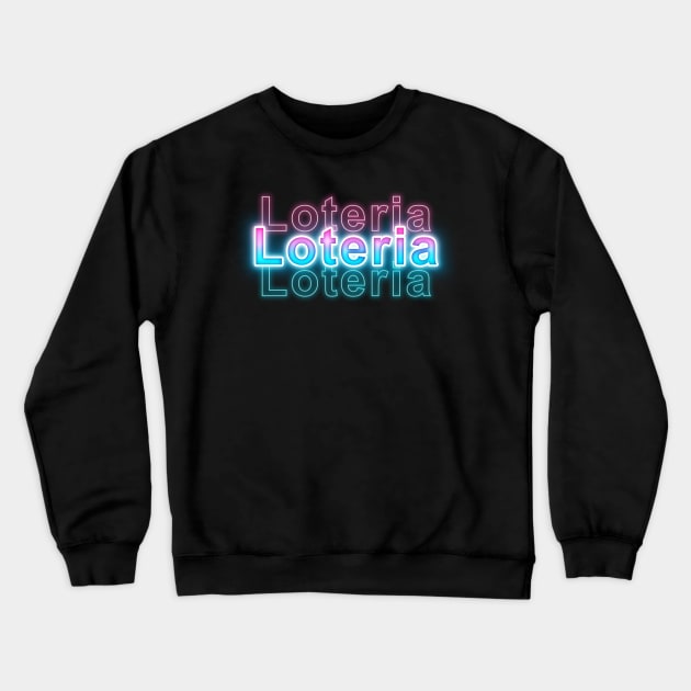 Loteria Crewneck Sweatshirt by Sanzida Design